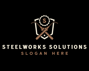 Welding Rod Equipment logo design