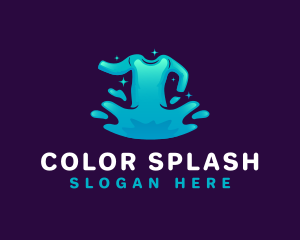 Water Splash Shirt logo design