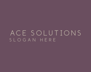 Minimalist Business Consultant logo design