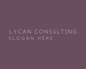 Minimalist Business Consultant logo design