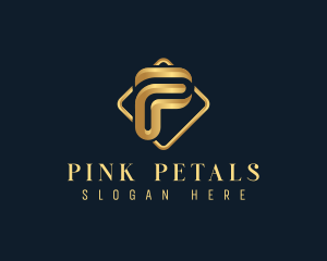 Luxury Corporate Letter P logo design