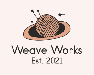 Planet Crochet Yarn logo design