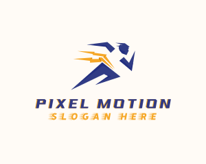 Sports Athlete Running Logo