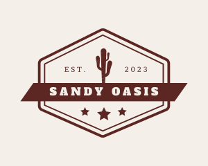 Cactus Desert Signage logo design