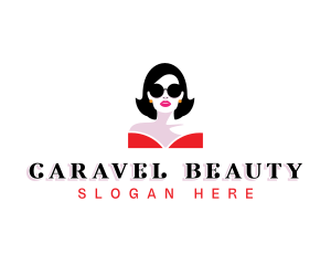 Beauty Fashion Girl logo design