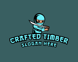 Ninja Sword Gamer Logo