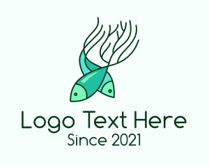 Seaweed Coral Fish logo