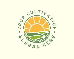 Sunny Agriculture Field logo