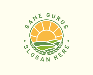 Sunny Agriculture Field logo