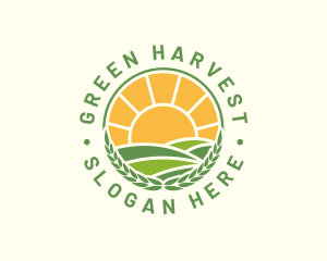 Sunny Agriculture Field logo