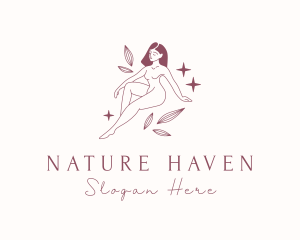 Naked Nature Model logo design