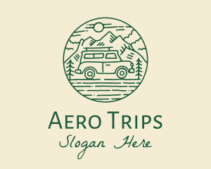 Off Road Vehicle Trip  logo design