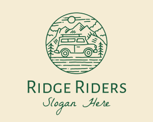 Off Road Vehicle Trip  logo design