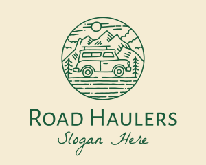 Off Road Vehicle Trip  logo design