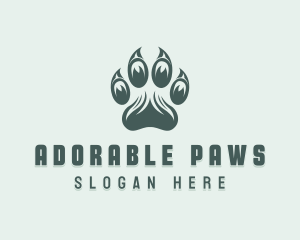 Wildlife Paw Vet logo design