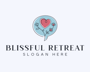 Psychology Heart Therapy logo design