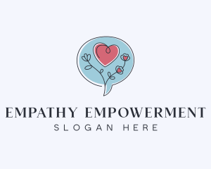 Psychology Heart Therapy logo design