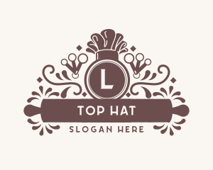 Pastry Baker Toque logo design