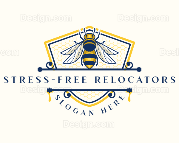 Honeybee Organic Farm Logo