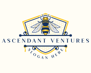 Honeybee Organic Farm logo design