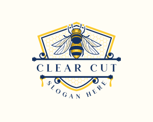 Honeybee Organic Farm logo design