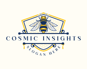 Honeybee Organic Farm logo design