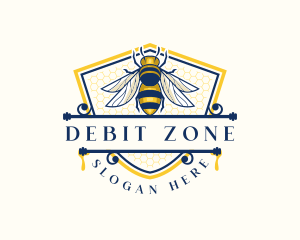 Honeybee Organic Farm logo design