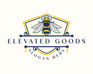 Honeybee Organic Farm logo design