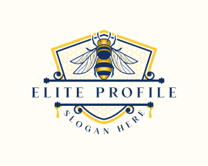 Honeybee Organic Farm logo design