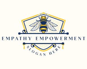 Honeybee Organic Farm logo design