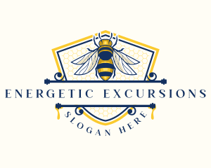 Honeybee Organic Farm logo design