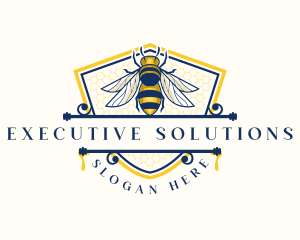 Honeybee Organic Farm logo design