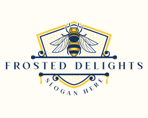 Honeybee Organic Farm logo design