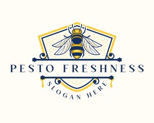 Honeybee Organic Farm logo design