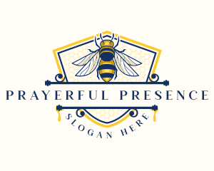 Honeybee Organic Farm logo design