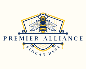 Honeybee Organic Farm logo design