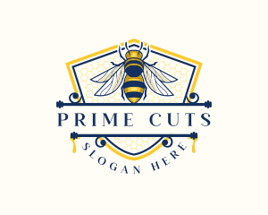 Honeybee Organic Farm logo design