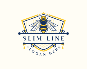 Honeybee Organic Farm logo design