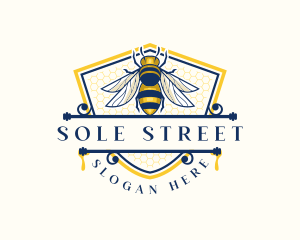 Honeybee Organic Farm logo design