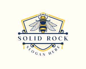 Honeybee Organic Farm logo design