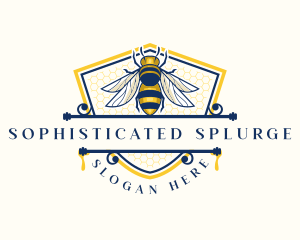 Honeybee Organic Farm logo design