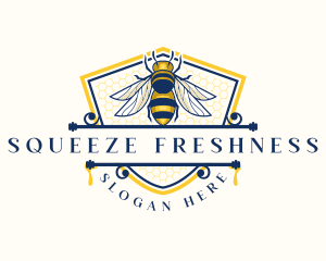 Honeybee Organic Farm logo design