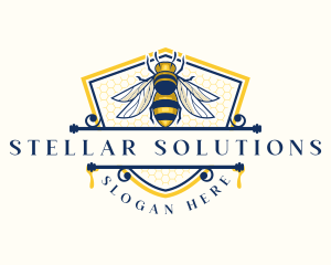 Honeybee Organic Farm logo design