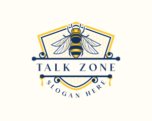 Honeybee Organic Farm logo design