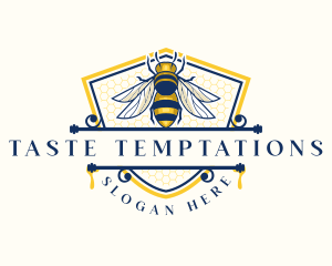 Honeybee Organic Farm logo design