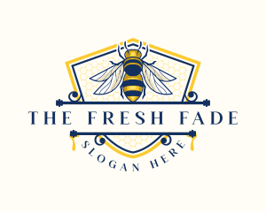 Honeybee Organic Farm logo design