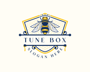 Honeybee Organic Farm logo design