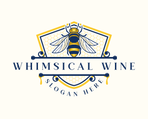 Honeybee Organic Farm logo design