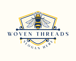 Honeybee Organic Farm logo design