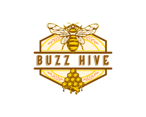 Honey Bee Insect logo